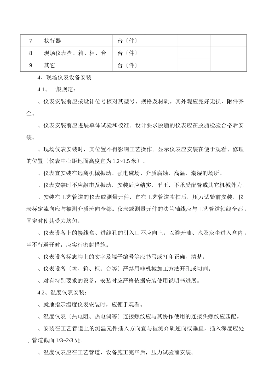 自动化仪表工程施工组织设计_第2页