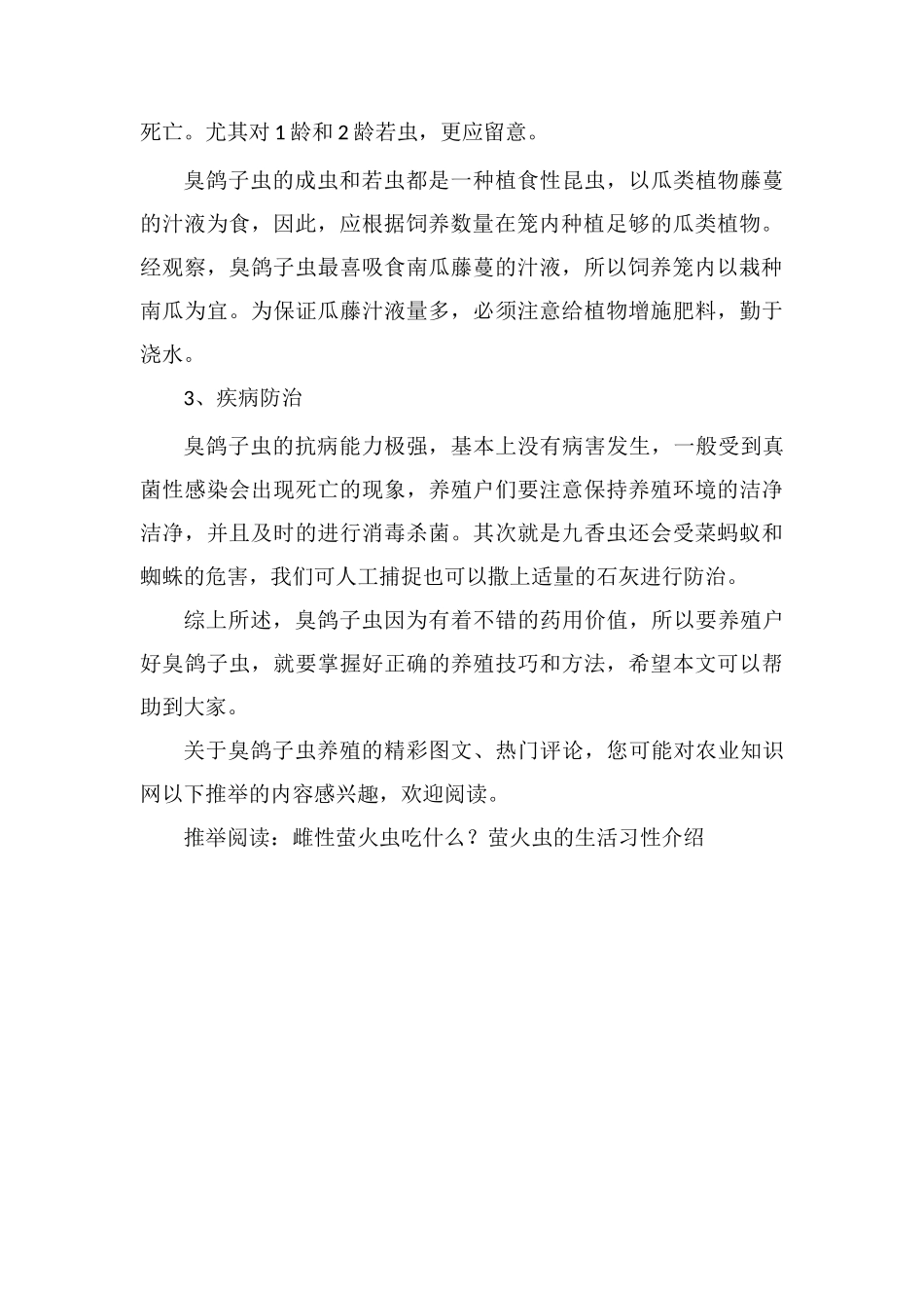 臭鸽子虫养殖方法介绍_第2页
