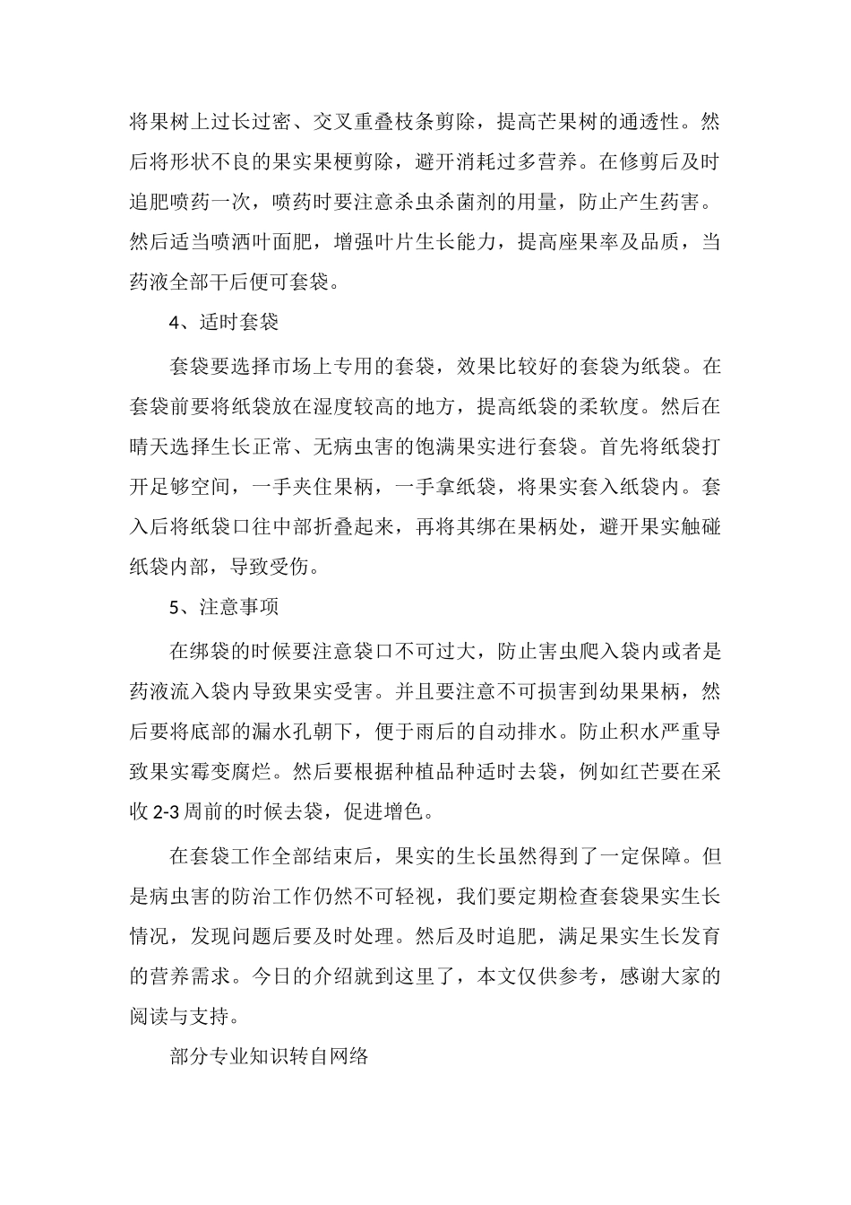 芒果的套袋技术_第2页