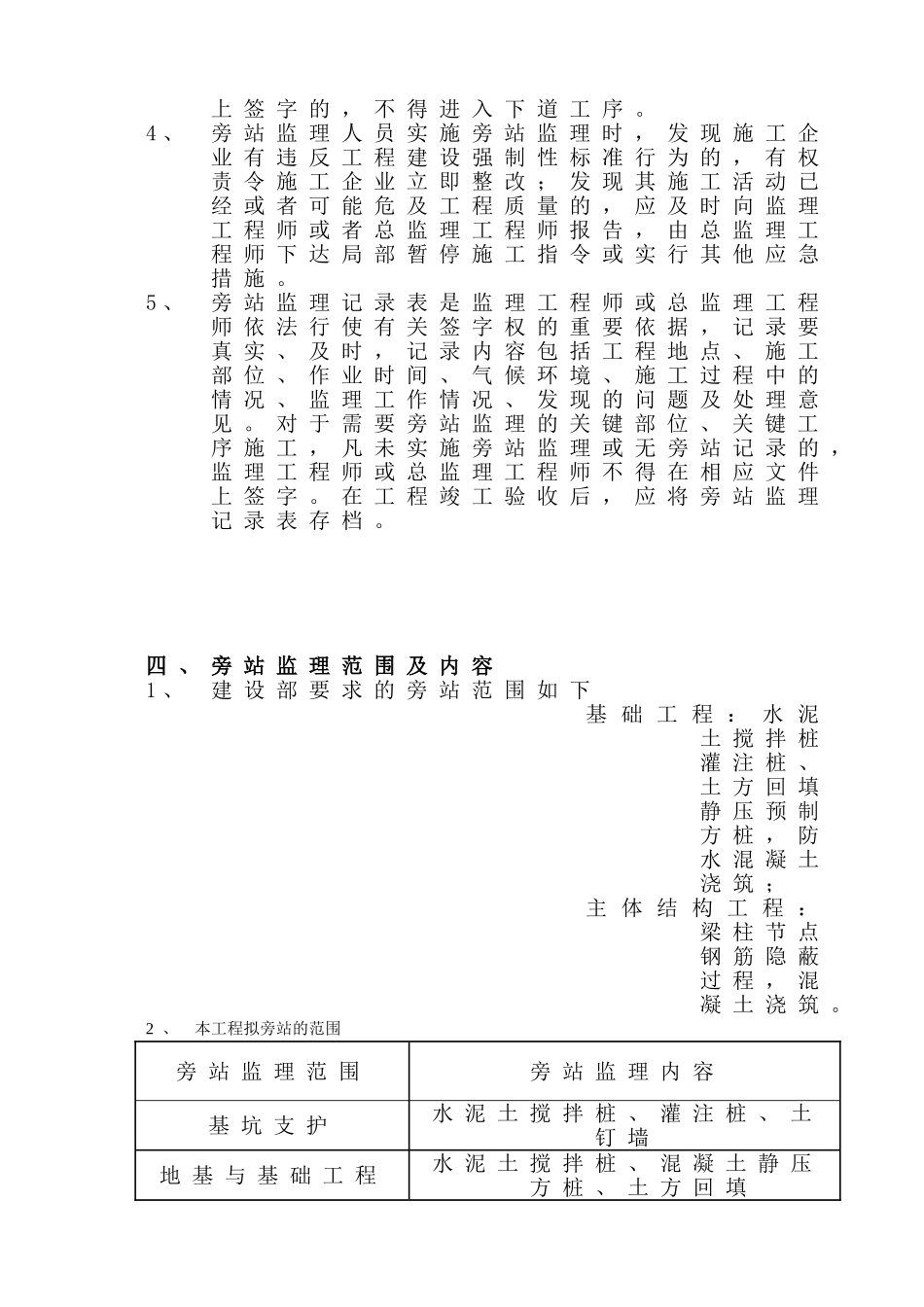 芜湖市利民路厂二期扩建工程旁站监理细则_第3页