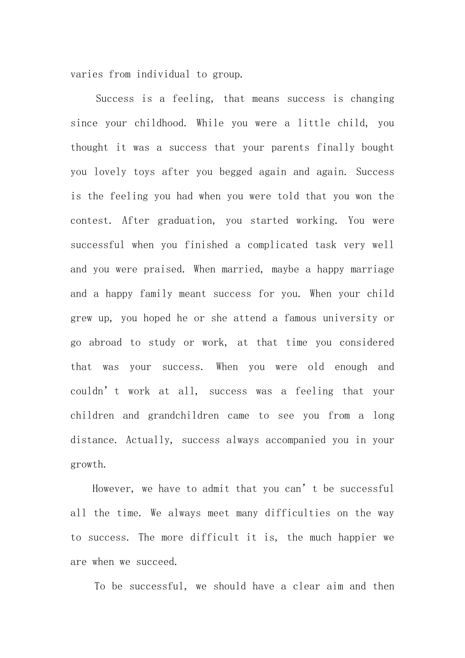 英文励志演讲稿3分钟_第3页