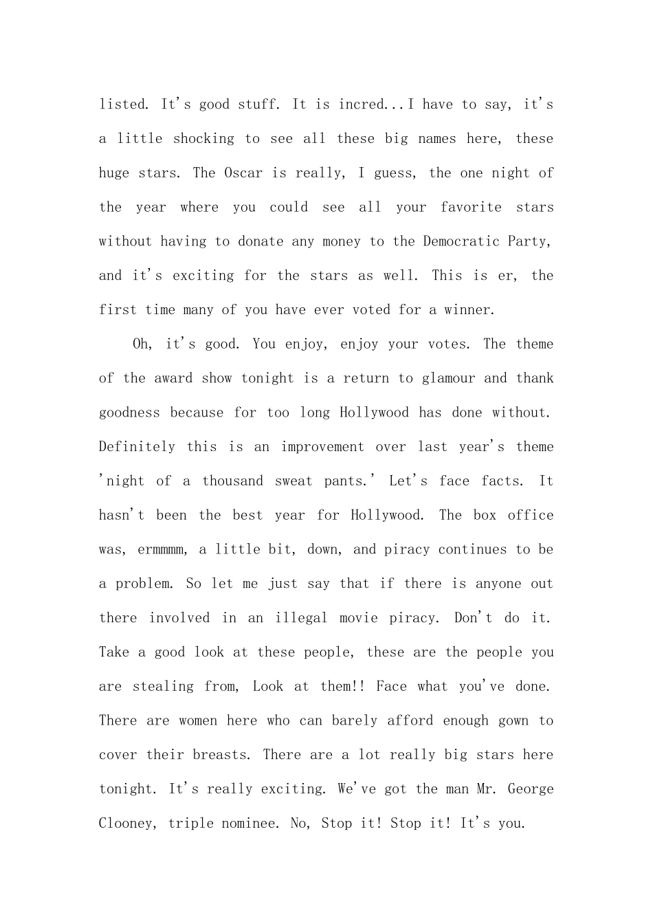 英文颁奖环节主持词_第2页