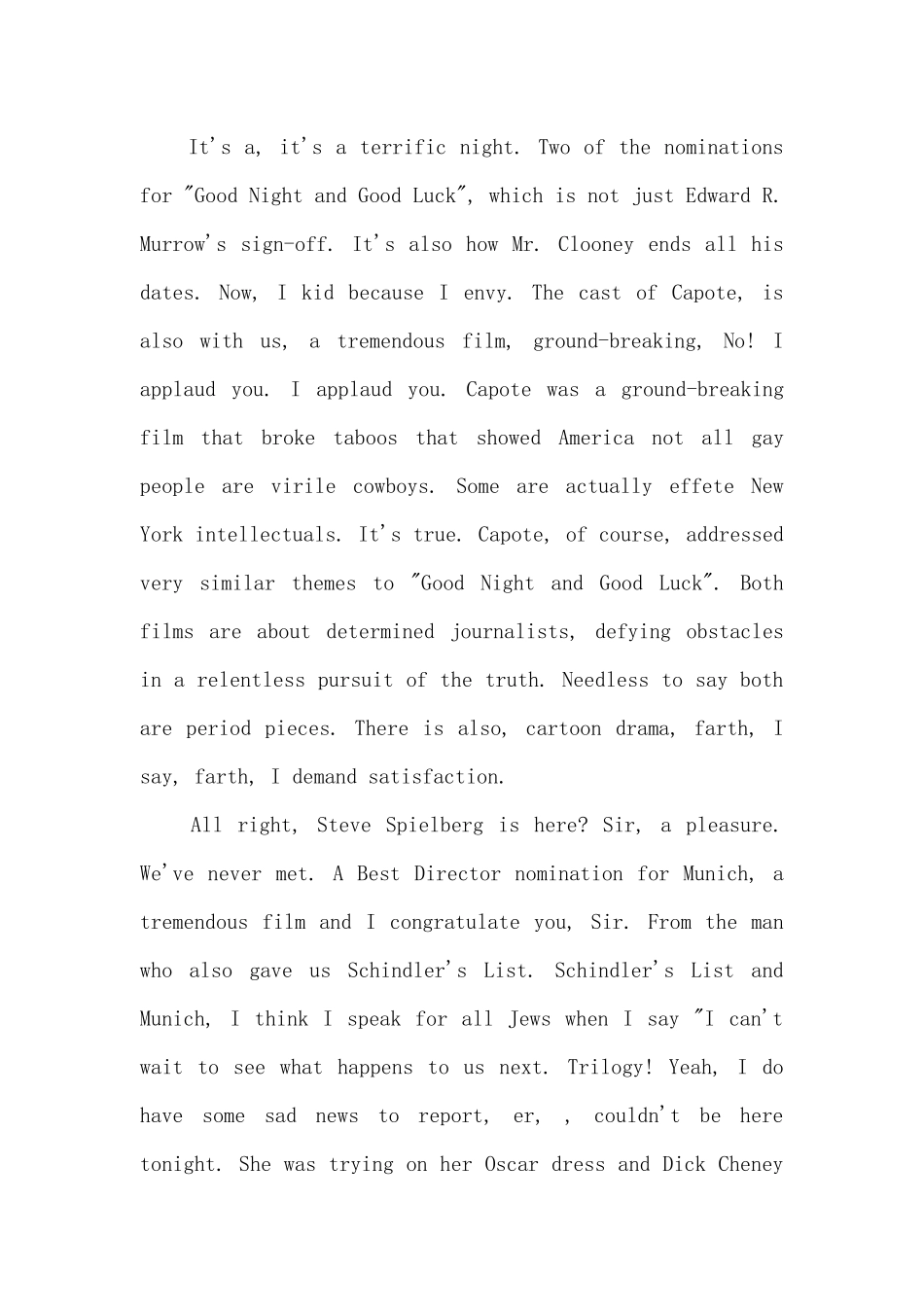 英文颁奖环节主持词_第3页