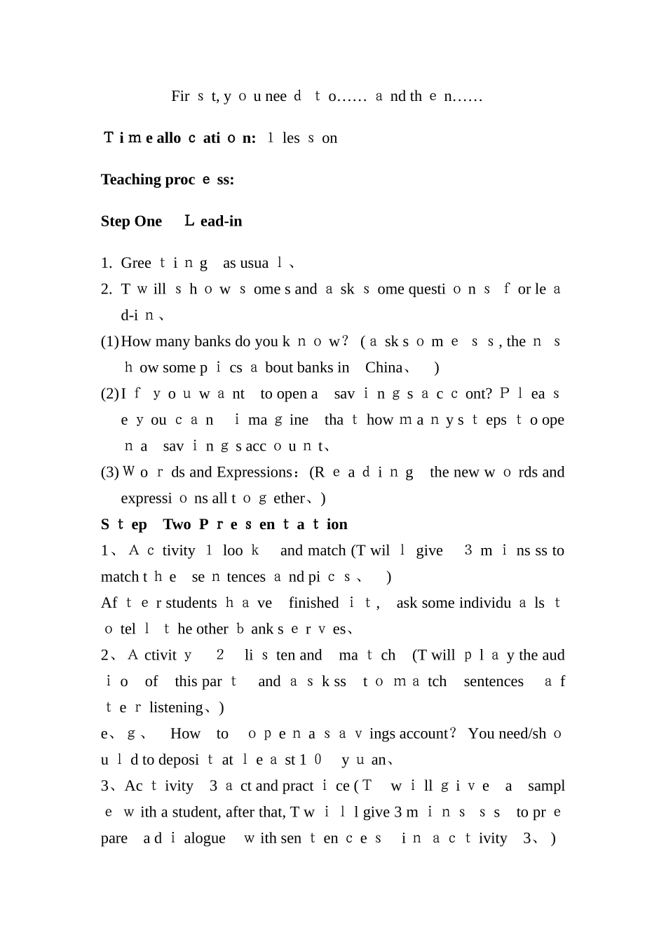 英语基础模块3教案 赵健_第3页