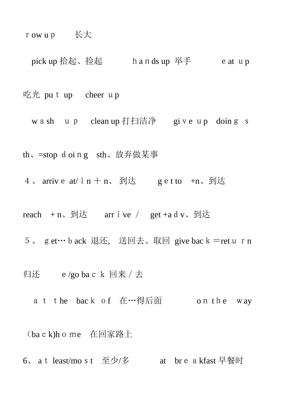 英语学考重点词汇及句型_第2页