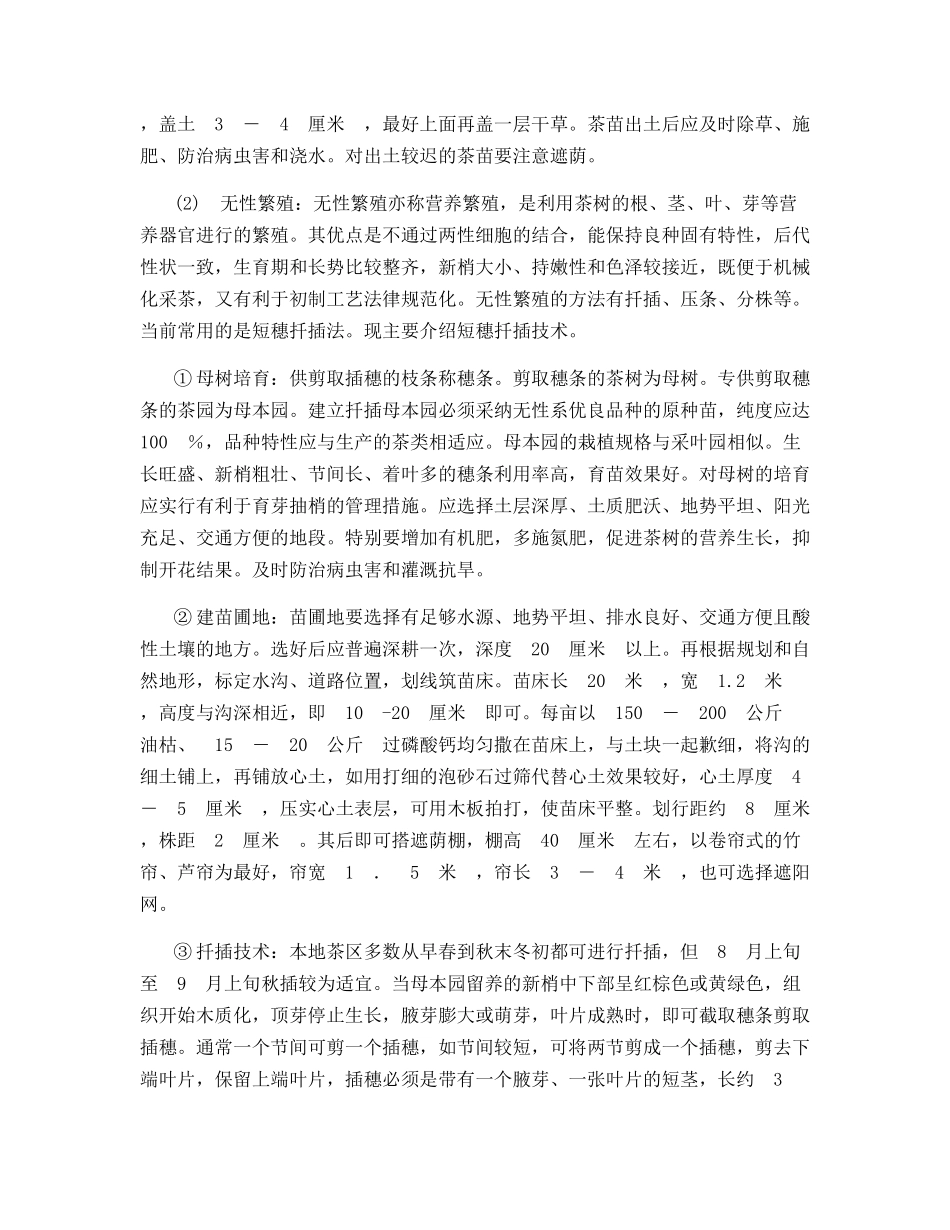 茶树良种繁育技术_第2页