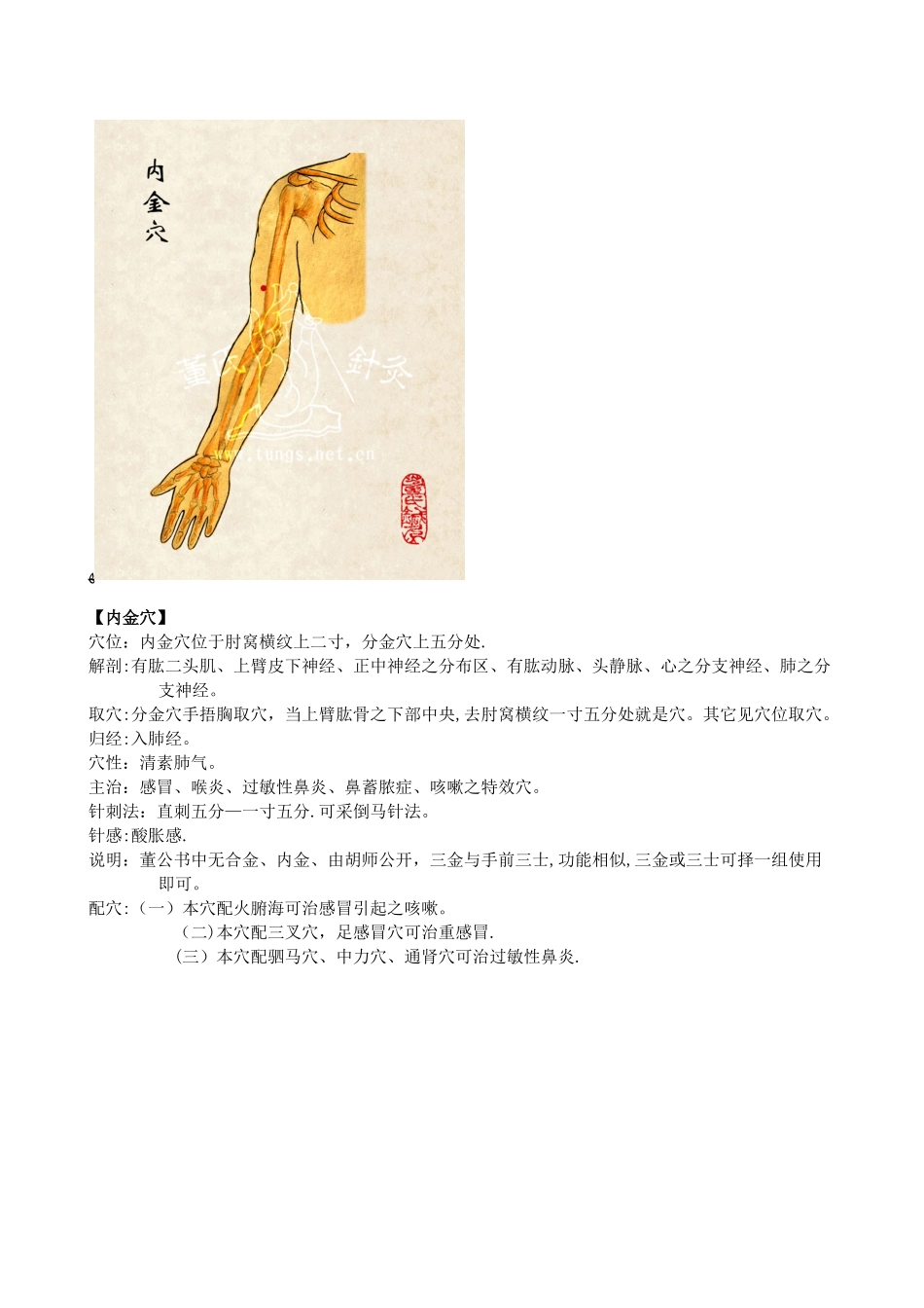 董氏针灸四四上臂部位_第3页