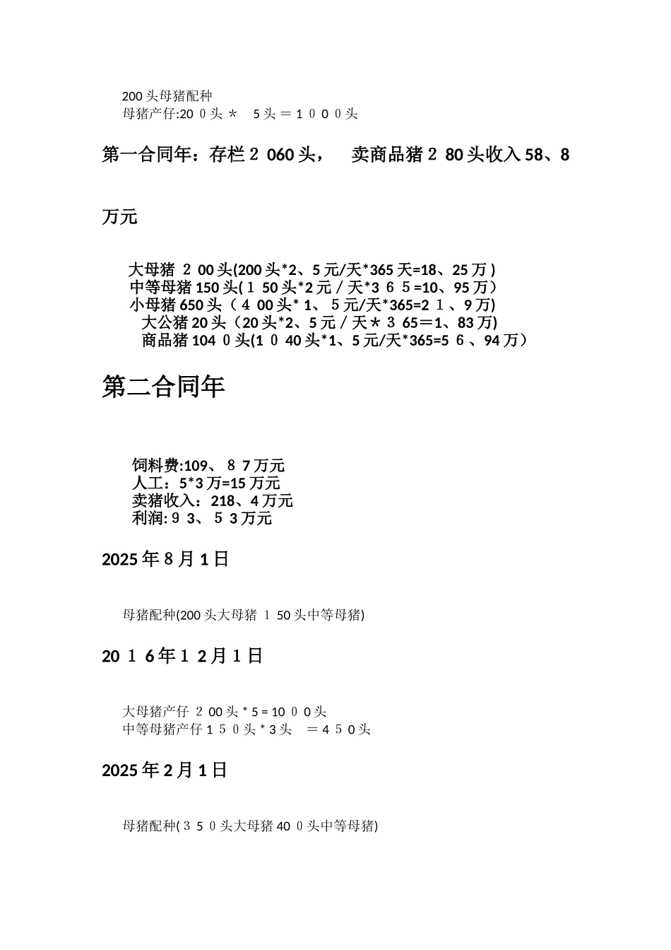 藏香猪养殖计划书_第2页