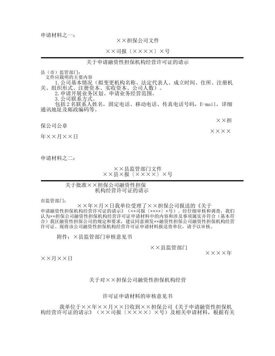 融资担保申请材料_第3页