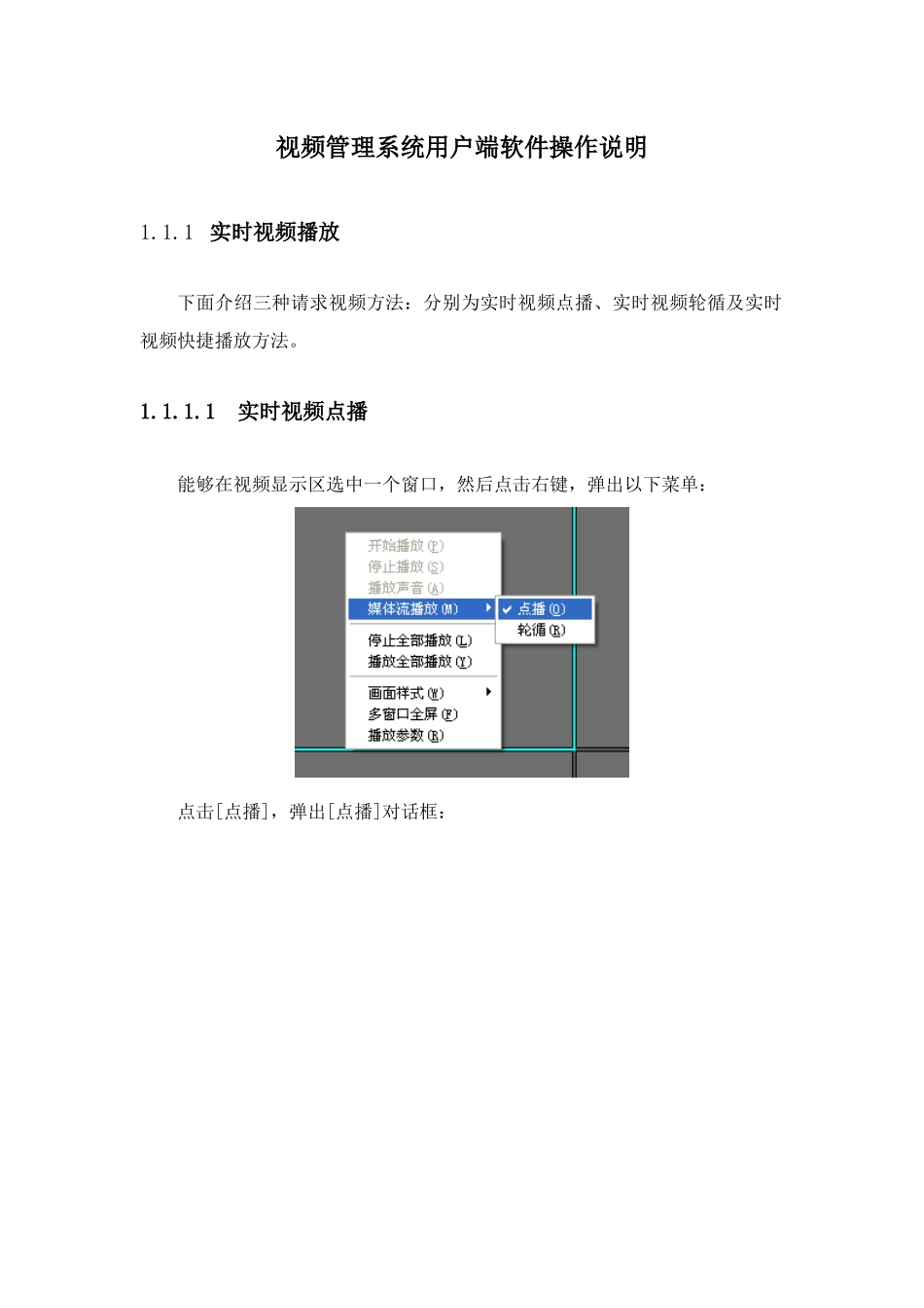 视频客户端软件操作作业流程_第1页