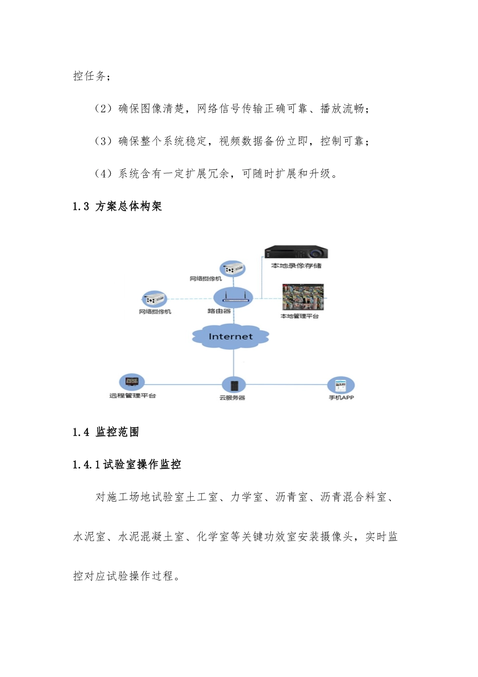 视频监控和试验室数据采集专项方案_第2页