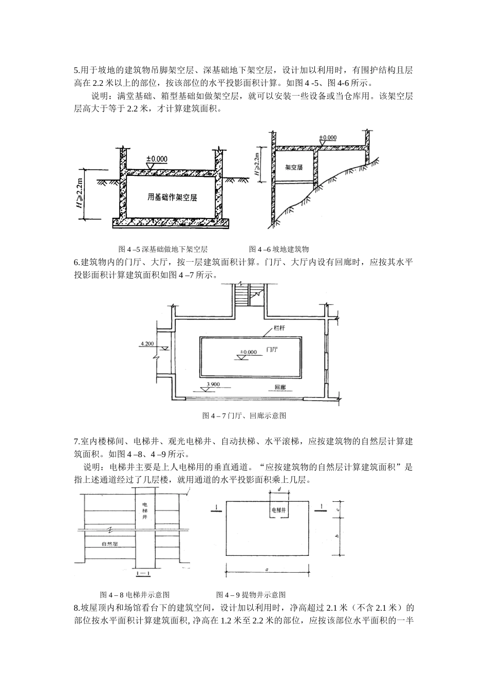计算建筑面积的建筑工程范围_第2页