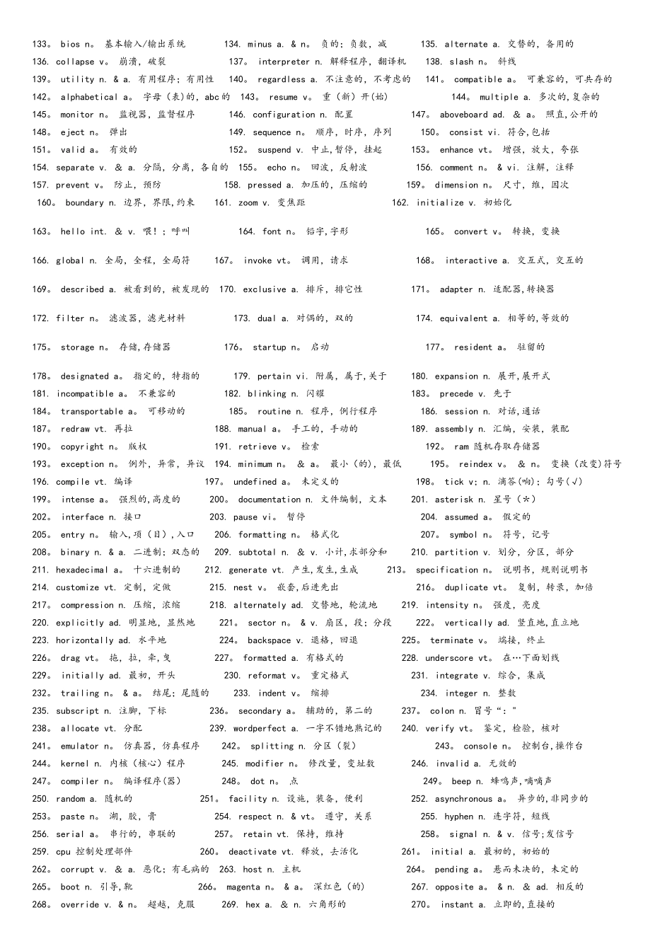计算机专业英语词汇_第2页