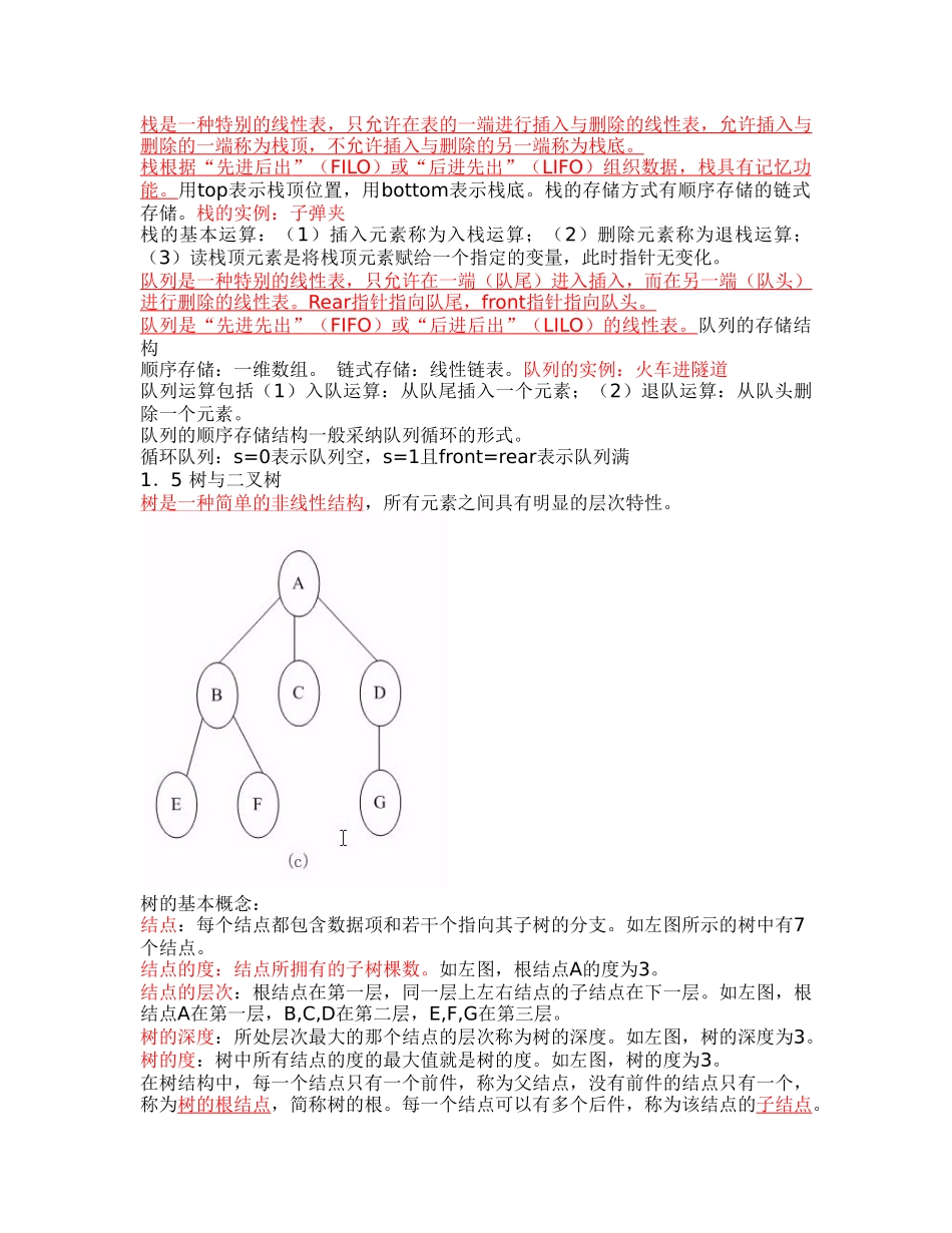 计算机二级公共基础知识复习资料_第3页