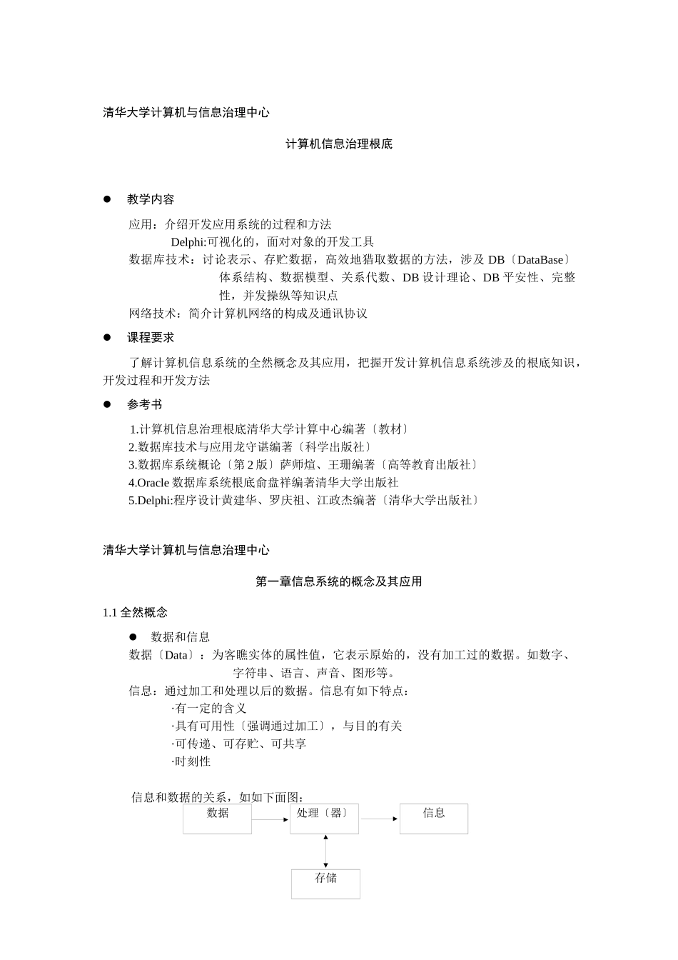 计算机信息管理基础讲义_第1页