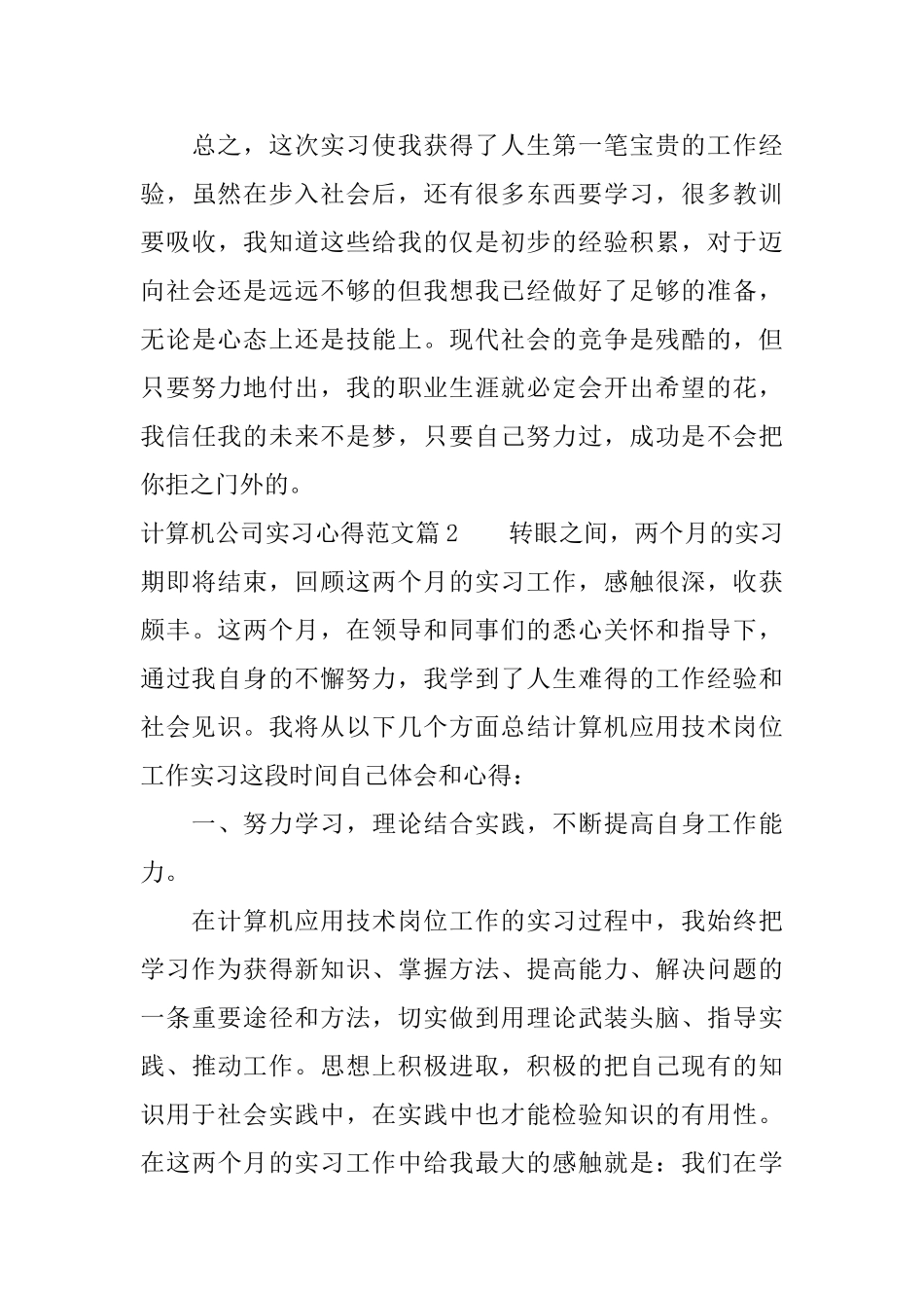 计算机公司实习心得_第3页