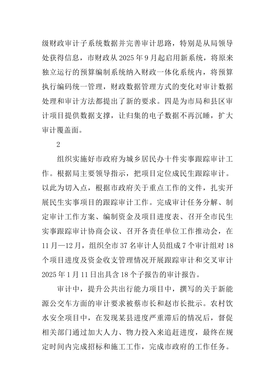 计算机审计处处长2025年度述职报告_第2页