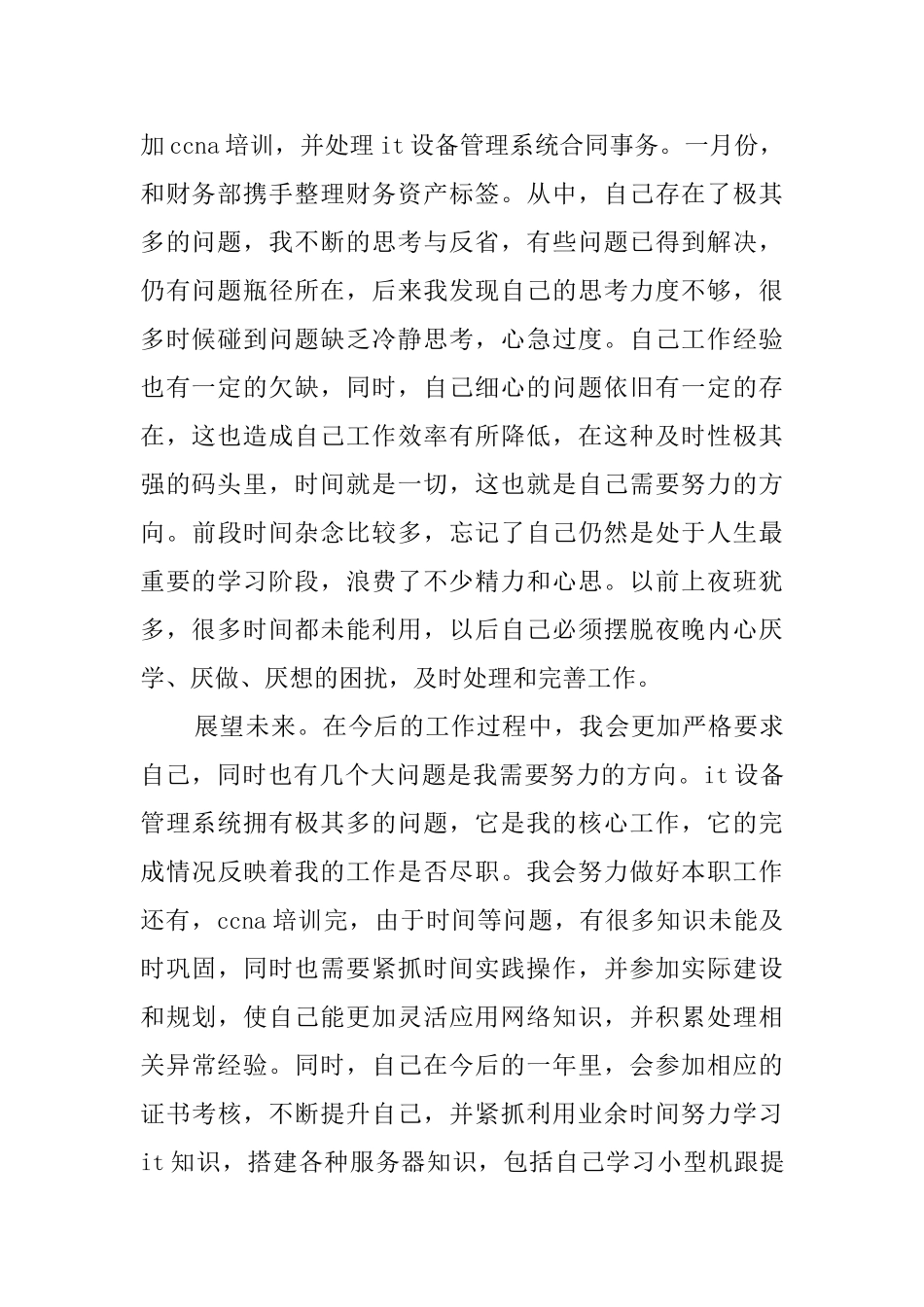 计算机技术工作总结_第2页