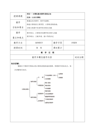 计算机网络与应用教学设计全书电子讲义整本书电子教案完整版教案最全教案