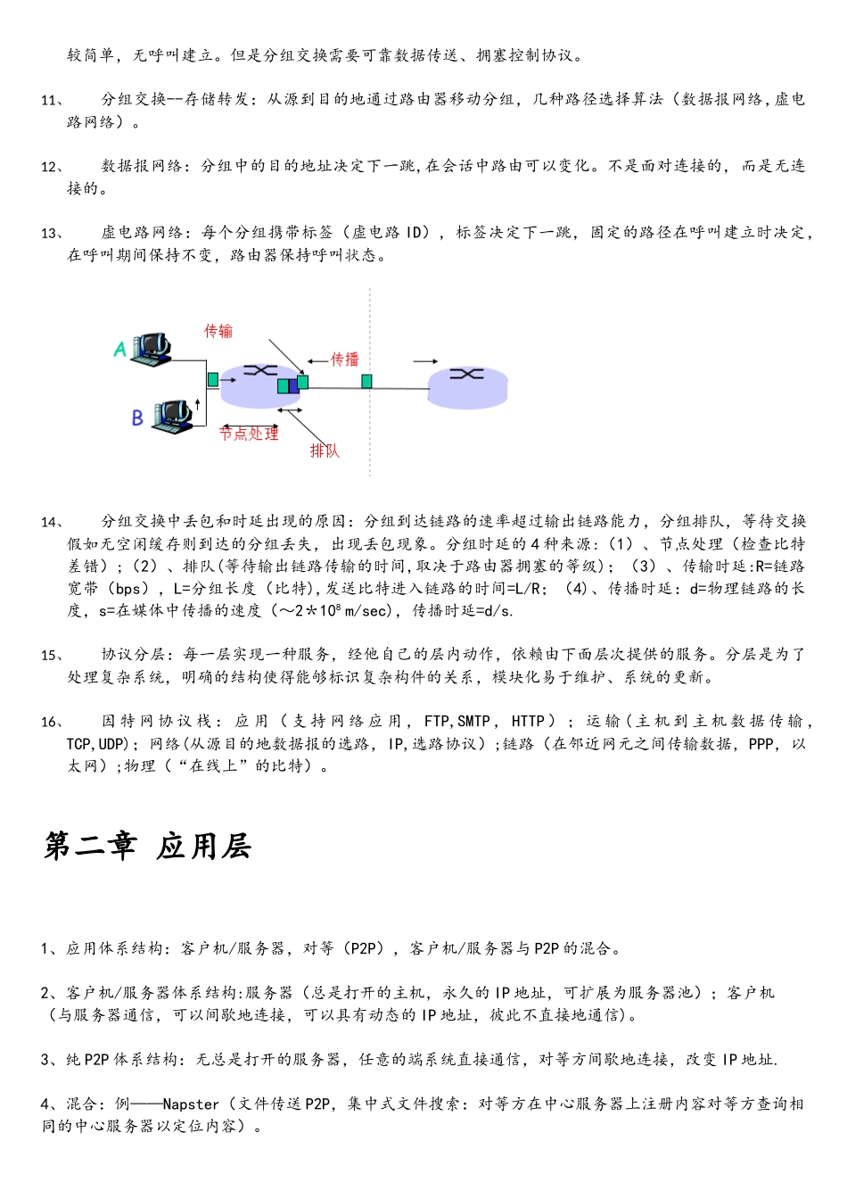 计算机网络复习笔记_第2页