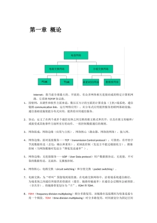 计算机网络复习笔记