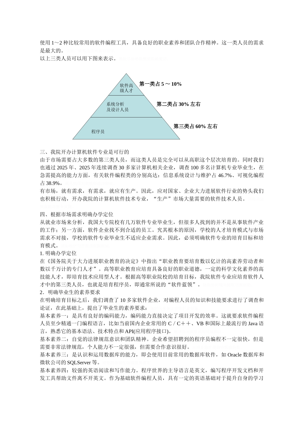 计算机软件专业人才需求分析报告_第2页