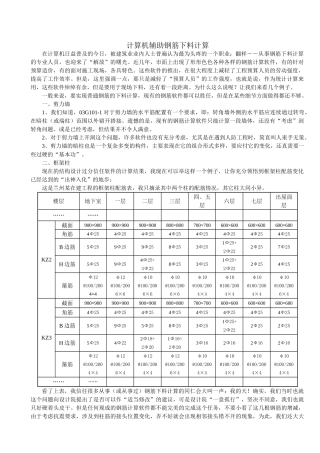 计算机辅助钢筋下料计算