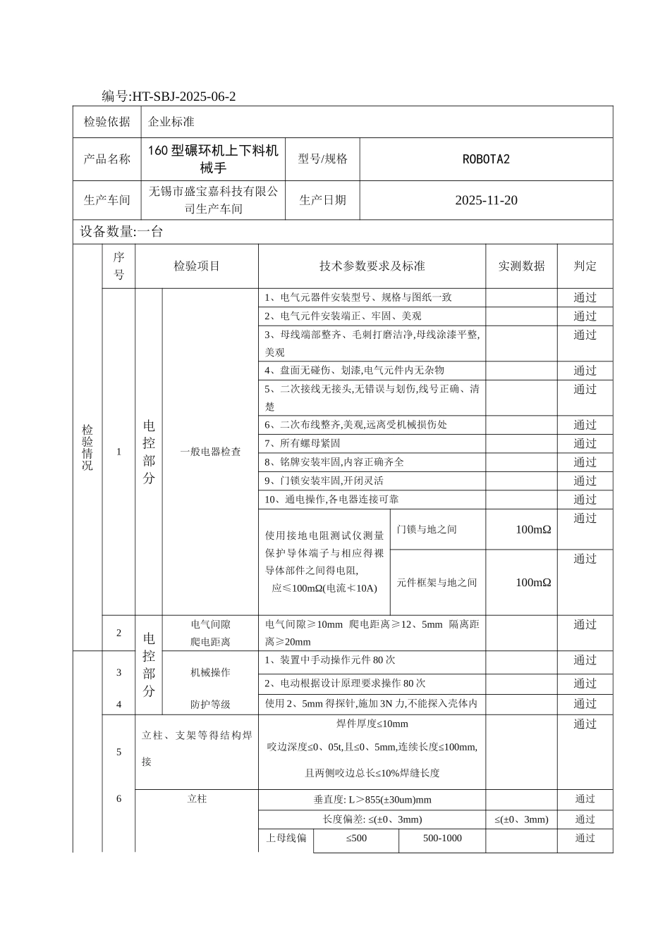 设备出厂检验报告_第3页