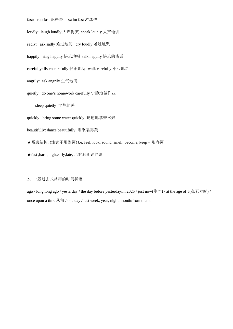 译林版6BUnit1知识点梳理_第3页