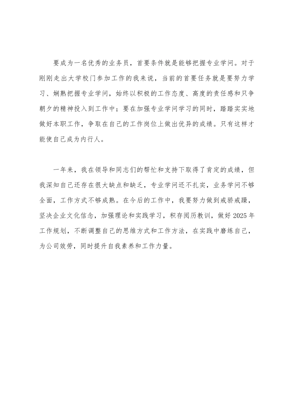 试用期转正工作报告_第3页