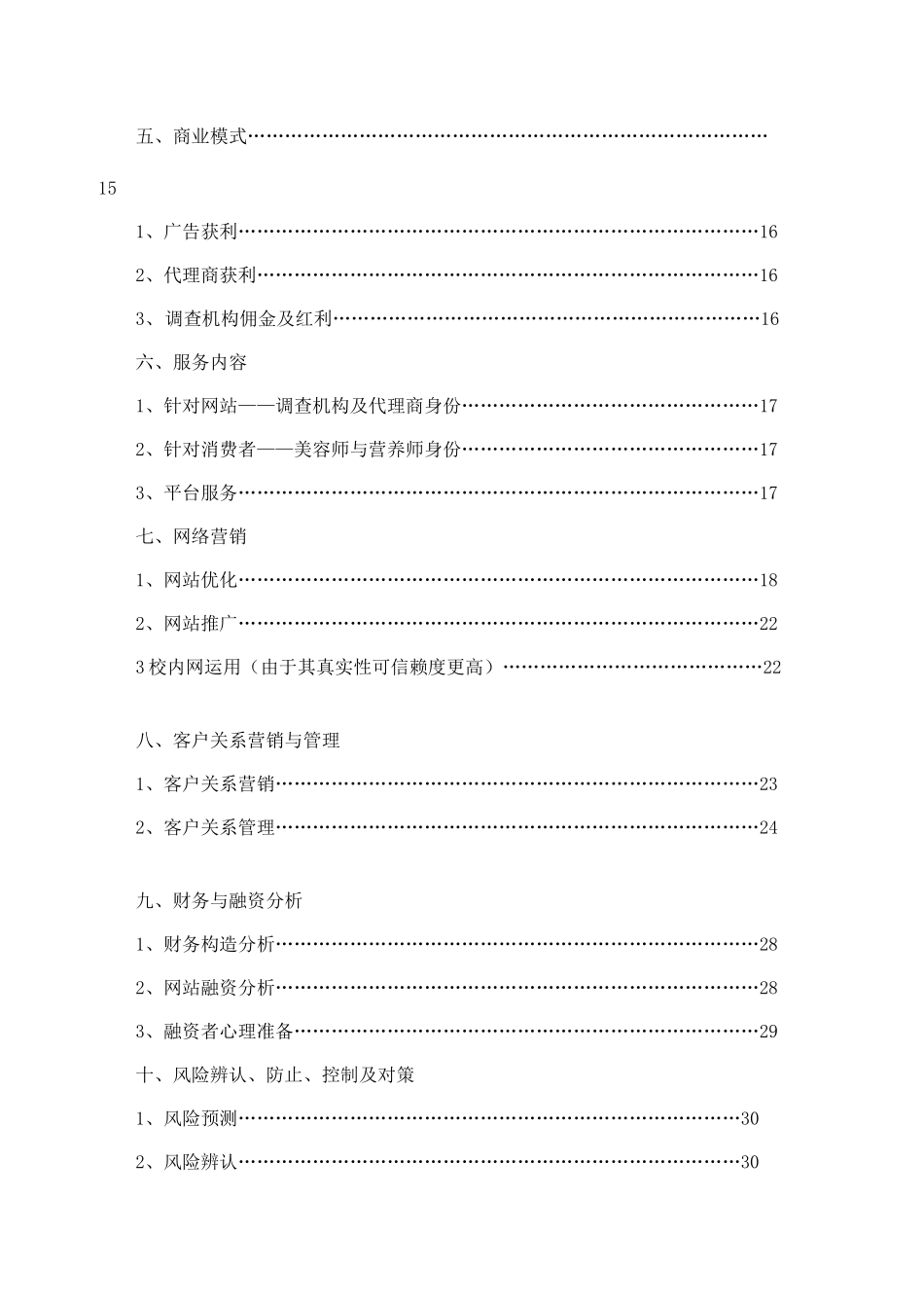 试用网电子商务创业计划书样本_第2页