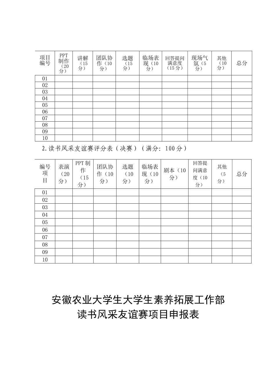读书风采友谊赛策划书_第3页