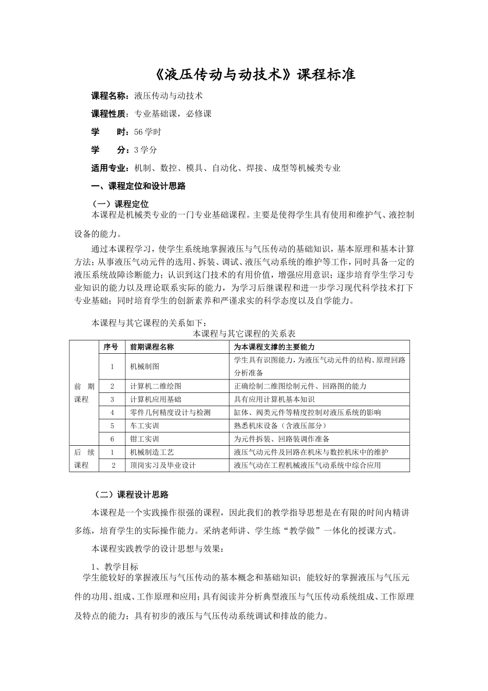 课程标准总学时56学时_第1页