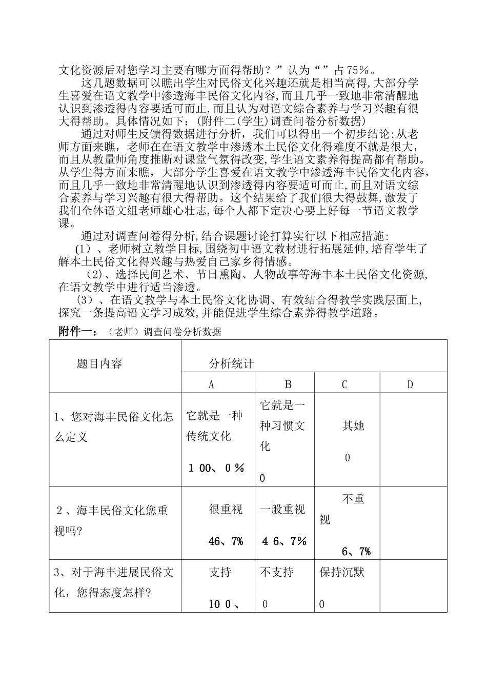 课题研究调查问卷分析报告_第3页