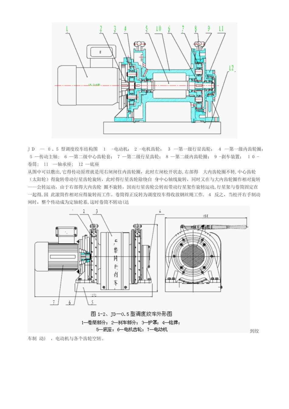 调度绞车结构及工作原理_第2页