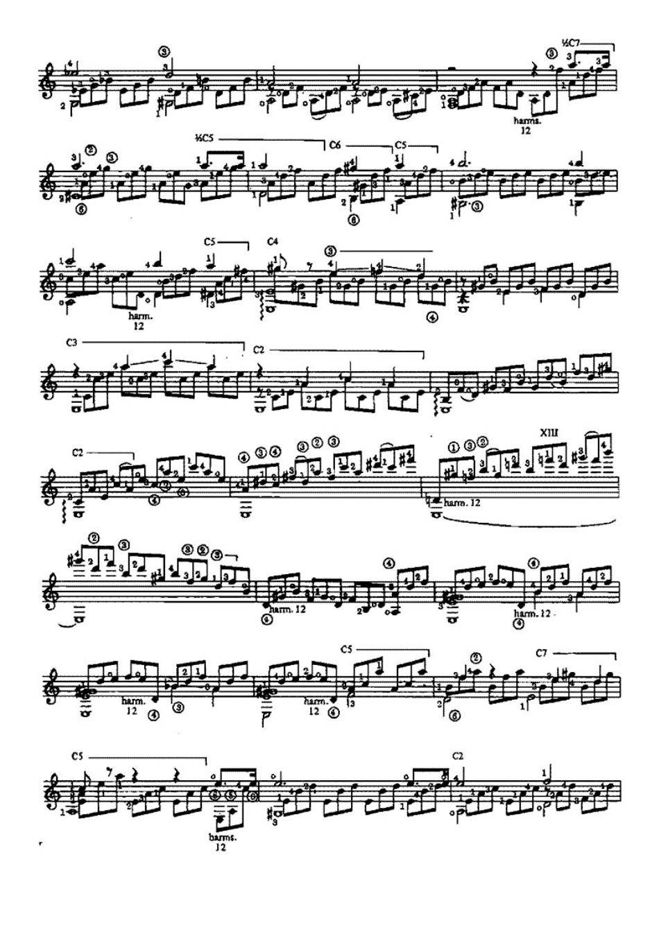 贝多芬作品《月光奏鸣曲-柔板》AdagiofromSonata;Beethoven古典吉他谱_第2页