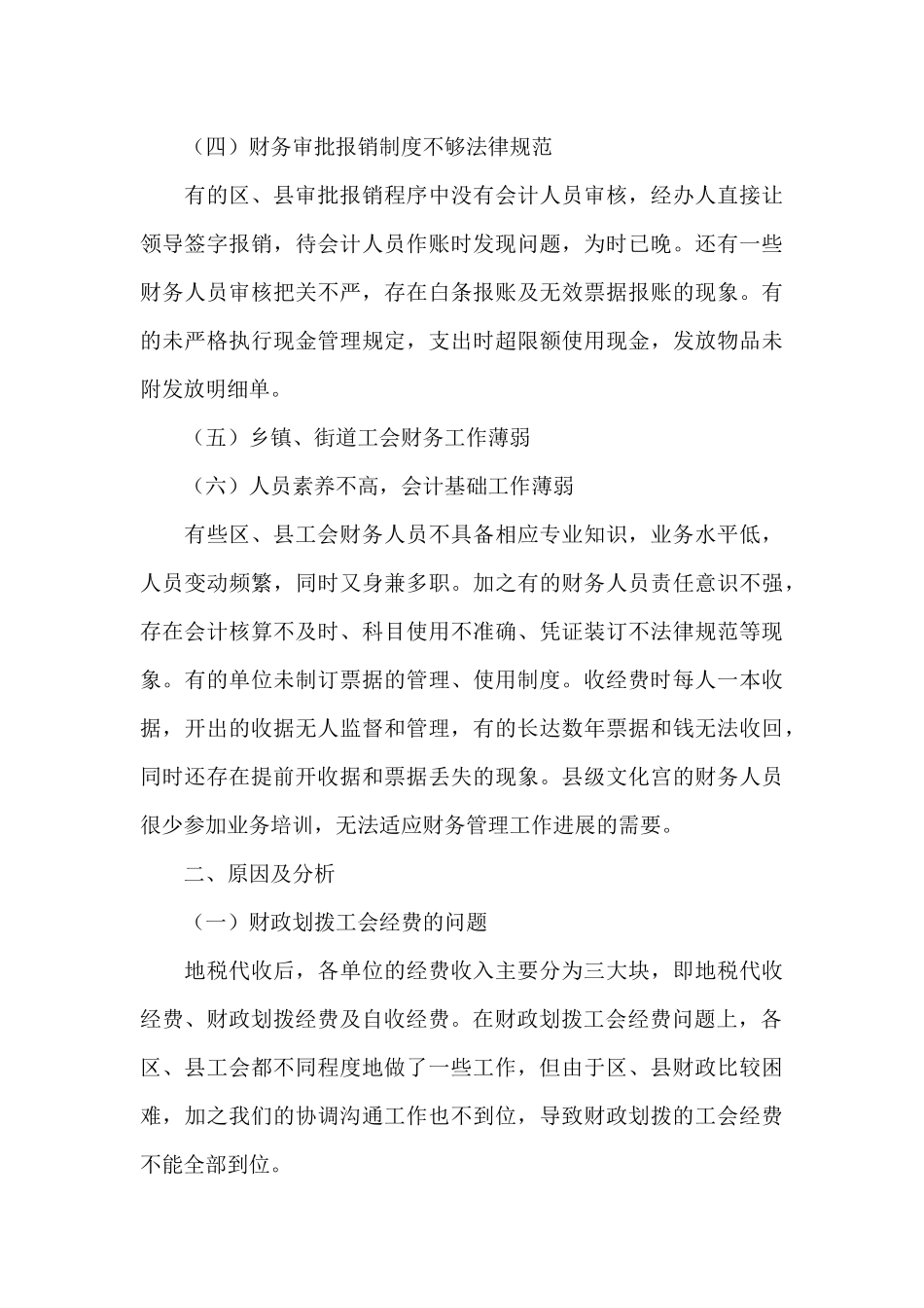 财务自查报告（标准版）_第3页