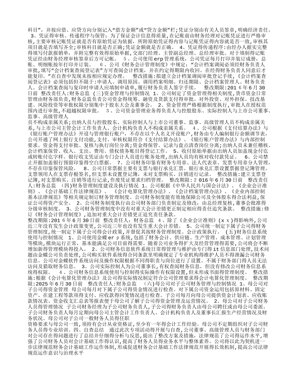 财务风险自查报告_第2页