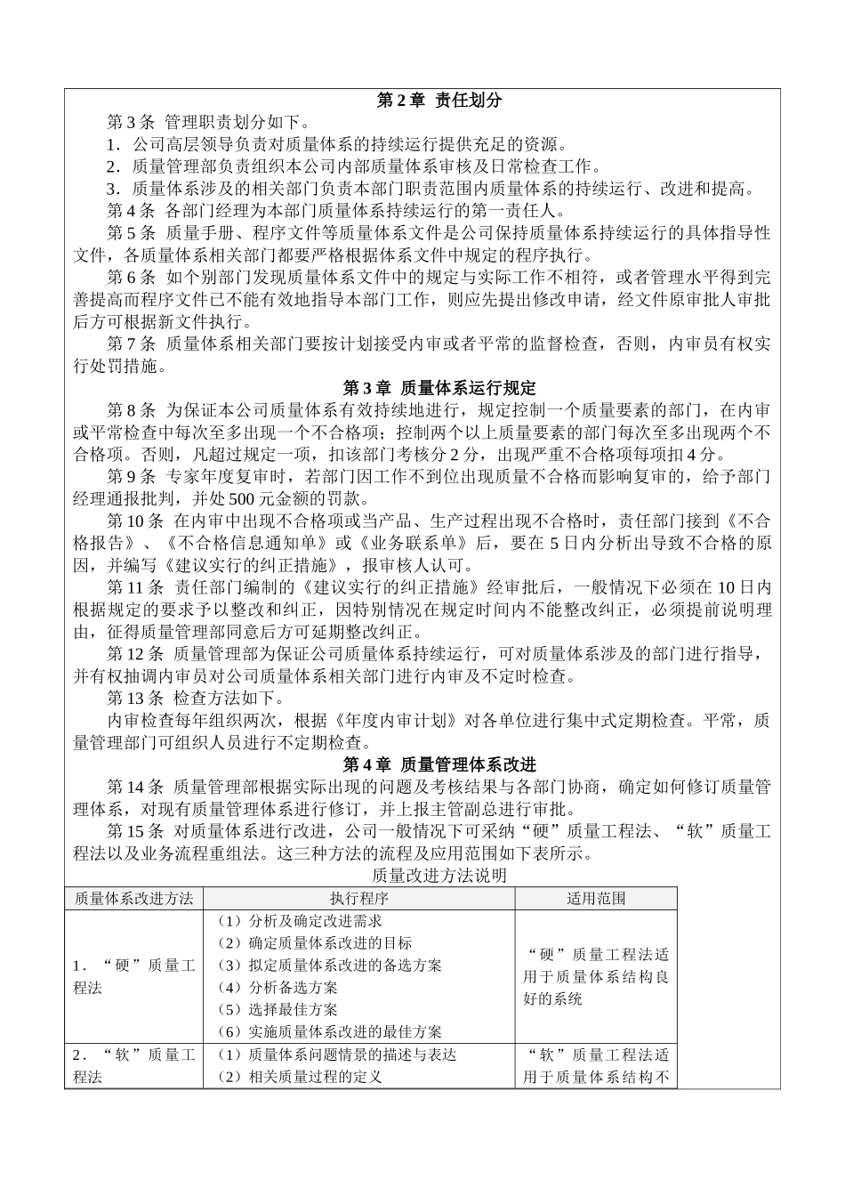 质量体系运行制度 _第3页