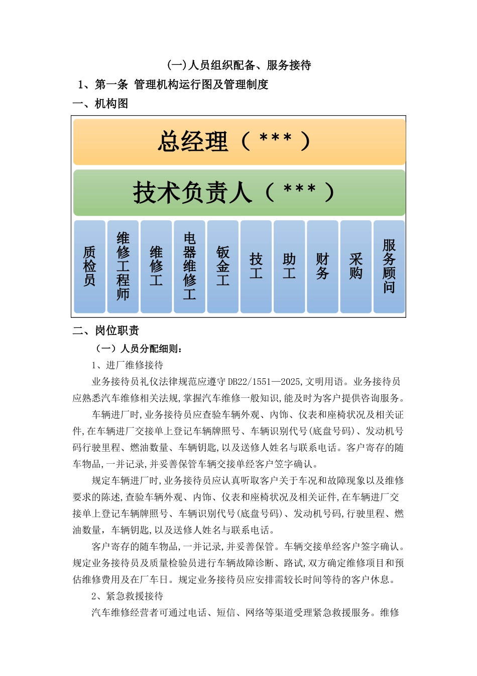 车辆维修人员组织配备、服务接待_第3页
