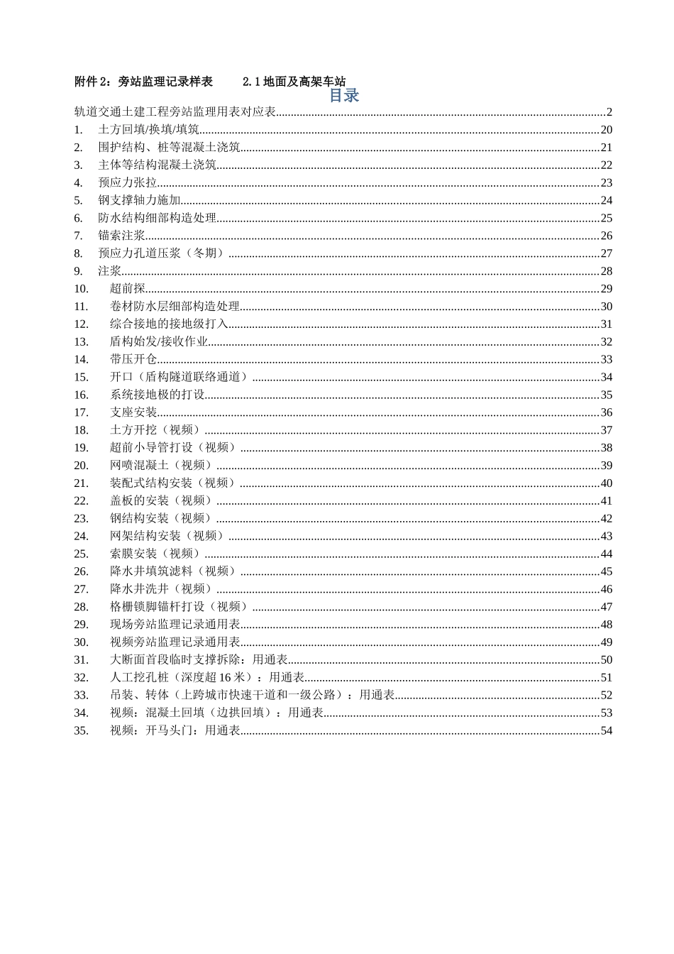 轨道交通旁站监理记录_第1页
