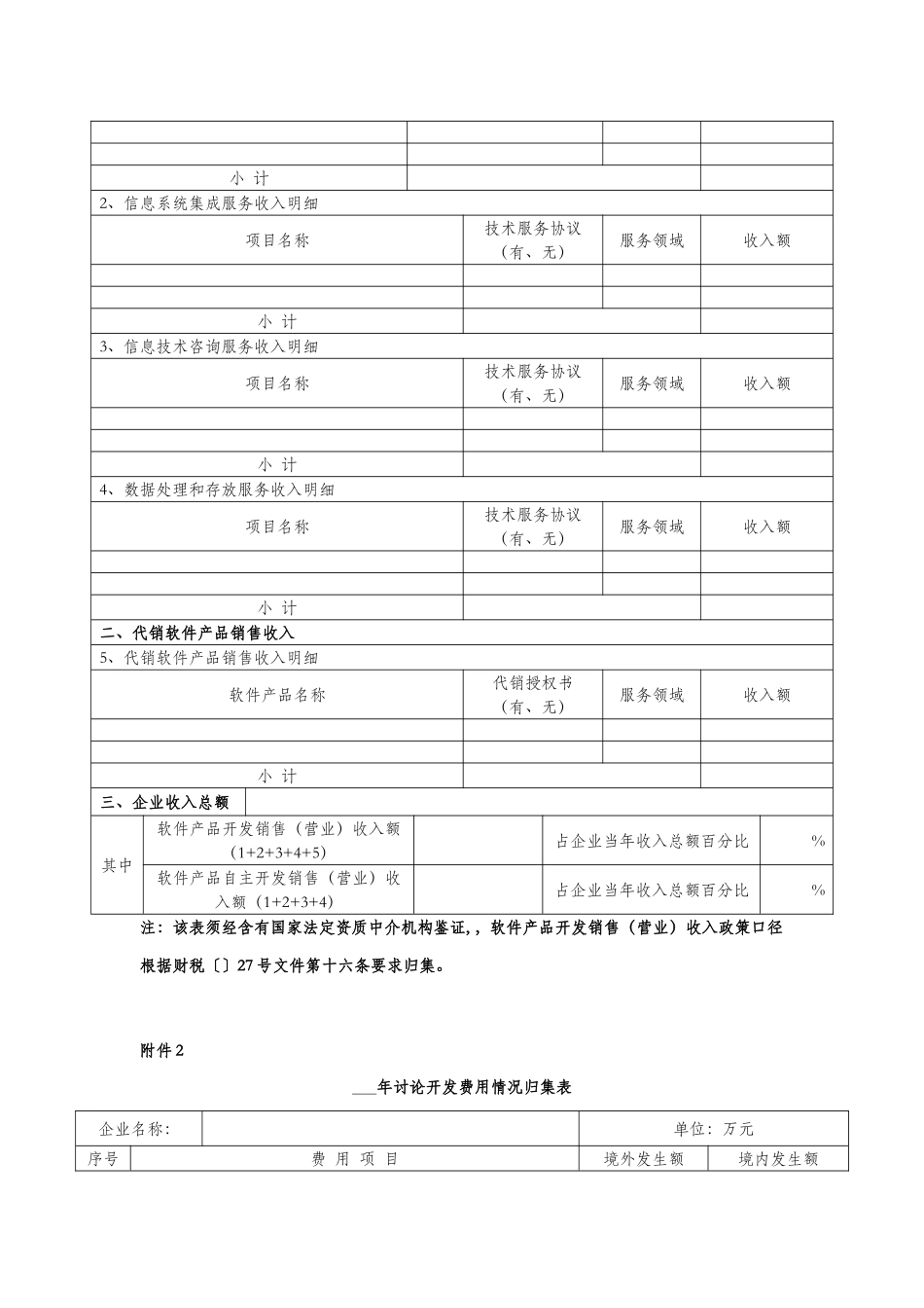 软件企业软件产品收入研发费用和应交税金明细表专项审计综合报告参考格式_第3页