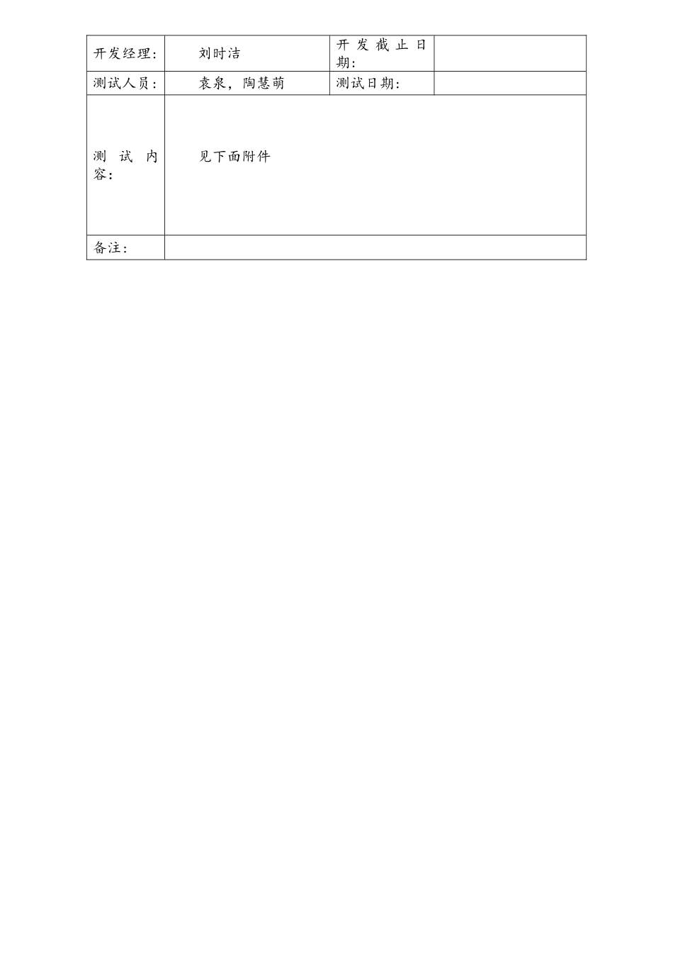 软件功能测试报告模板_第2页