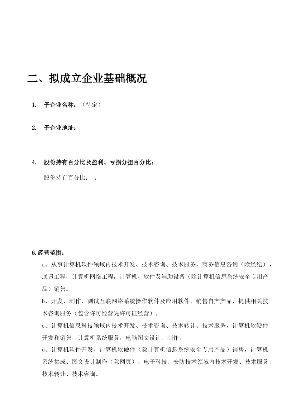 软件子公司筹建专项方案模板_第3页