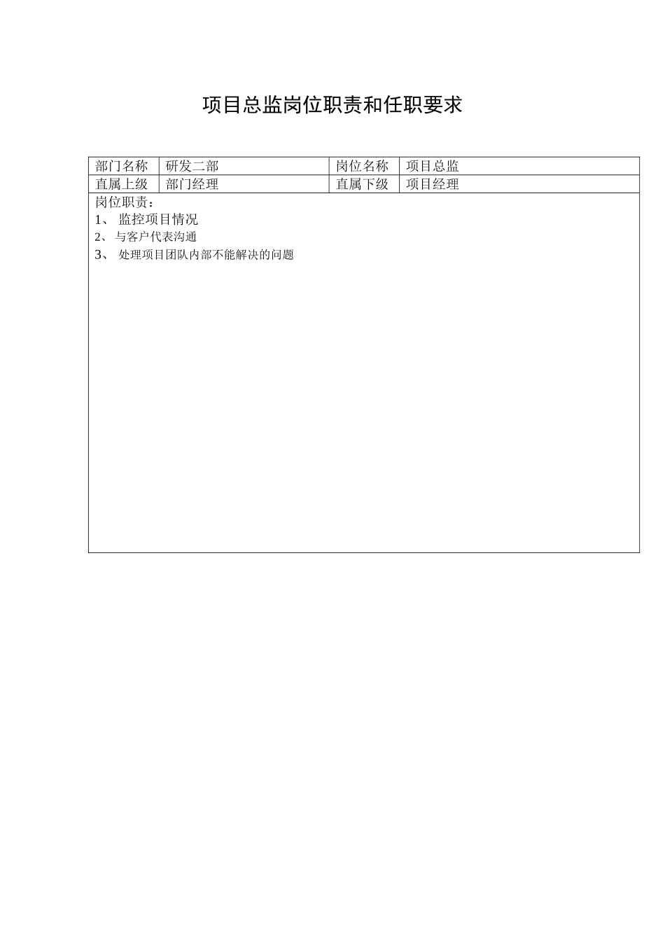 软件开发岗位职责_第3页