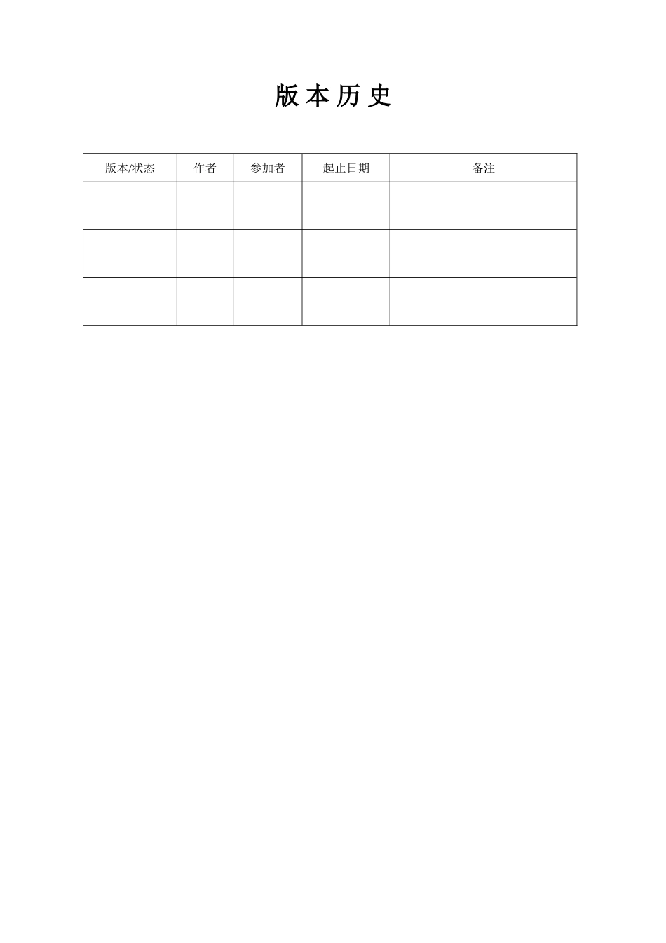 软件开发概要设计项目说明指导书模板_第2页