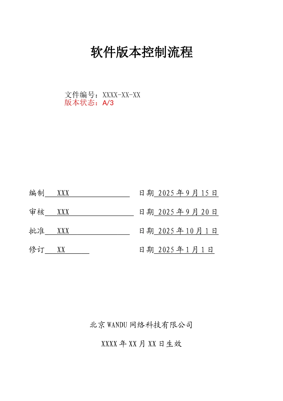软件版本控制流程_第1页