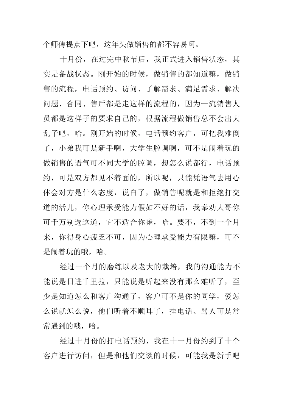 软件销售业务员个人总结-_第2页