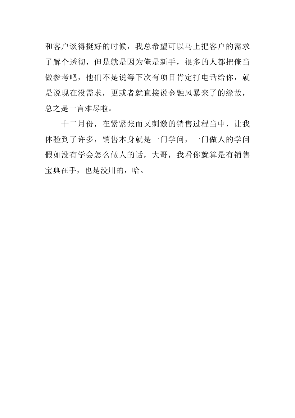 软件销售工作总结_第3页