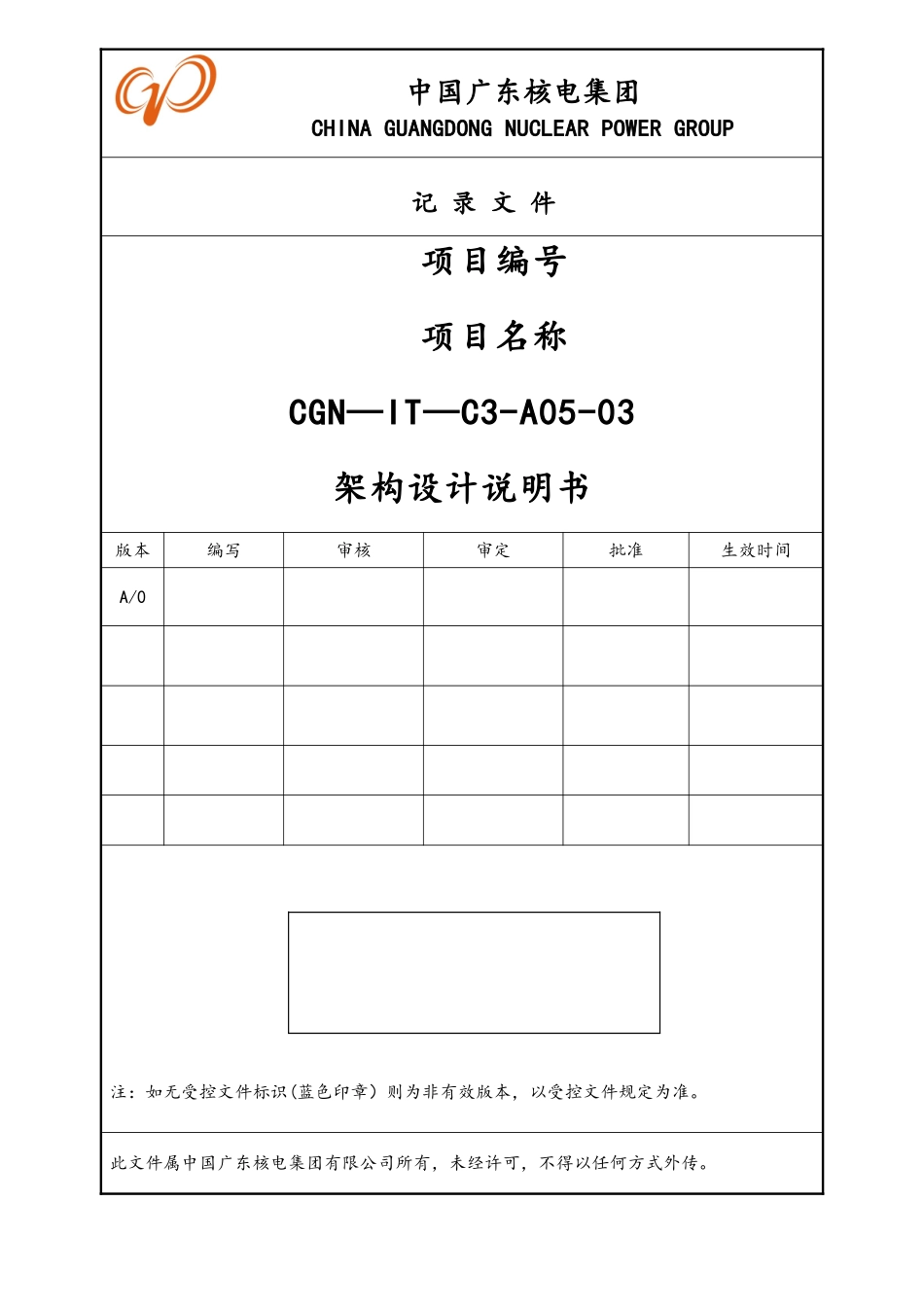 软件项目架构设计说明书_第1页